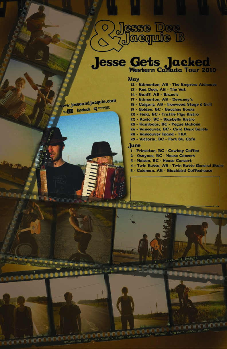 Jesse Dee & Jacquie B, Ben Burton @ The Fort Cafe May 29 2010 - Jun 10th @ The Fort Cafe