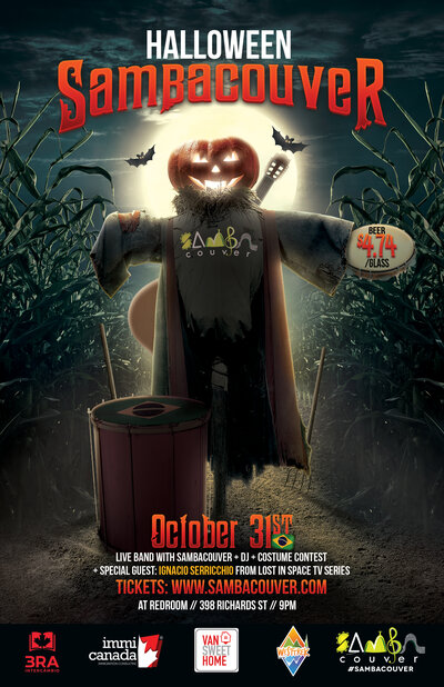 Halloween Sambacouver @ The Red Room Oct 31 2018 - Jun 14th @ The Red Room