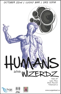Humans, WIZERDZ @ Lucky Bar Oct 22 2010 - May 9th @ Lucky Bar