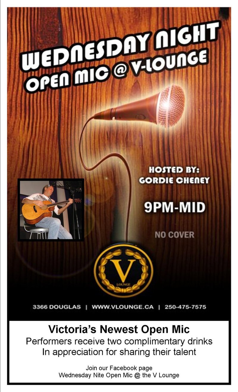 Wednesday Nite Open Mic @ V-lounge Apr 28 2010 - Jun 11th @ V-lounge