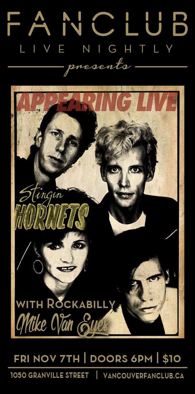 Rockbilly:: Stinging Hornets @ Vancouver FanClub Nov 7 2014 - Jun 12th @ Vancouver FanClub