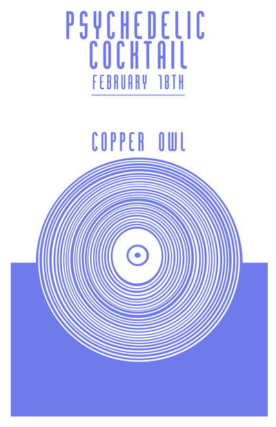 Psychedelic Cocktail: Audio Osmosis @ Copper Owl Feb 18 2015 - Jun 9th @ Copper Owl