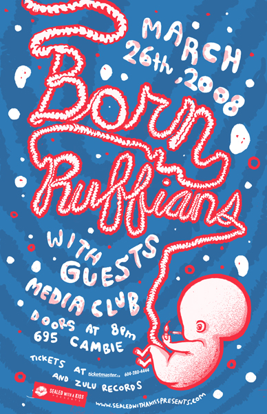 Born Ruffians, Said the Whale @ The Media Club Mar 26 2008 - May 16th @ The Media Club
