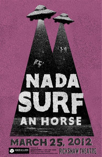 Nada Surf, An Horse @ Rickshaw Theatre Mar 25 2012 - Apr 30th @ Rickshaw Theatre