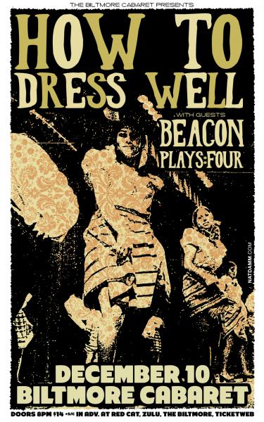 HOW TO DRESS WELL, PLAYS:FOUR @ The Biltmore Cabaret Dec 10 2012 - May 7th @ The Biltmore Cabaret