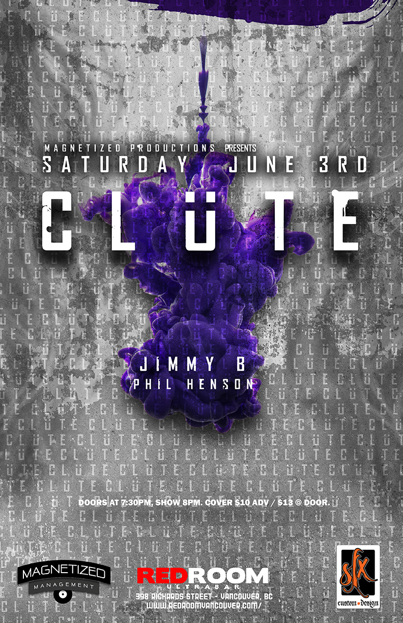 CLuTE, Jimmy B , Phil Henson @ The Red Room Jun 3 2017 - Jun 24th @ The Red Room