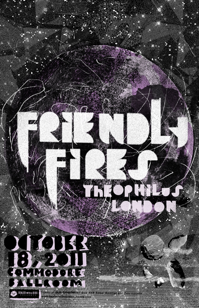 Friendly Fires, Theophilus London @ The Commodore Ballroom Oct 18 2011 - May 13th @ The Commodore Ballroom