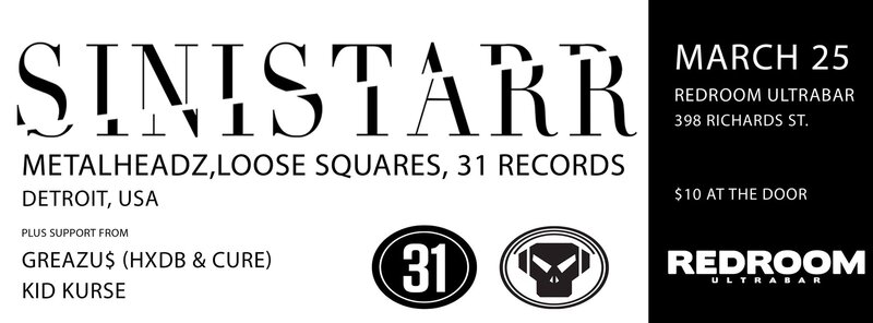 Sinnistarr , Greazu$, Kid Kurse  @ The Red Room Mar 25 2015 - Jun 19th @ The Red Room