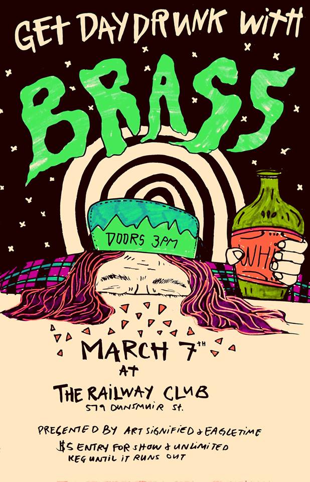 Brass @ Railway Club Mar 7 2015 - Jun 30th @ Railway Club