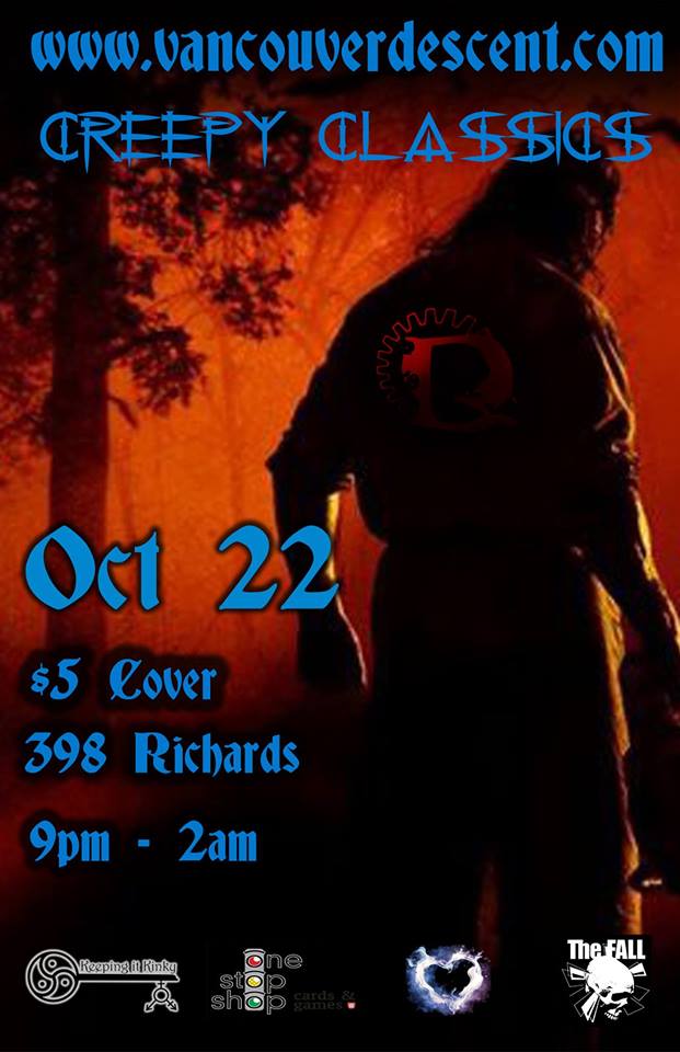 Descent Creepy Classics @ The Red Room Oct 22 2017 - Jun 23rd @ The Red Room