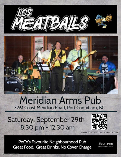 Los Meatballs @ Meridian Arms Pub Sep 29 2018 - May 6th @ Meridian Arms Pub
