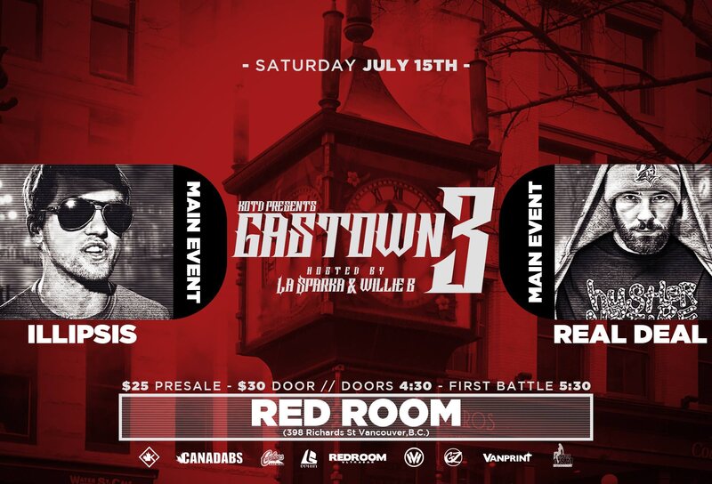 KOTD Vancity: Gastown 3 @ The Red Room Jul 15 2017 - Jun 24th @ The Red Room