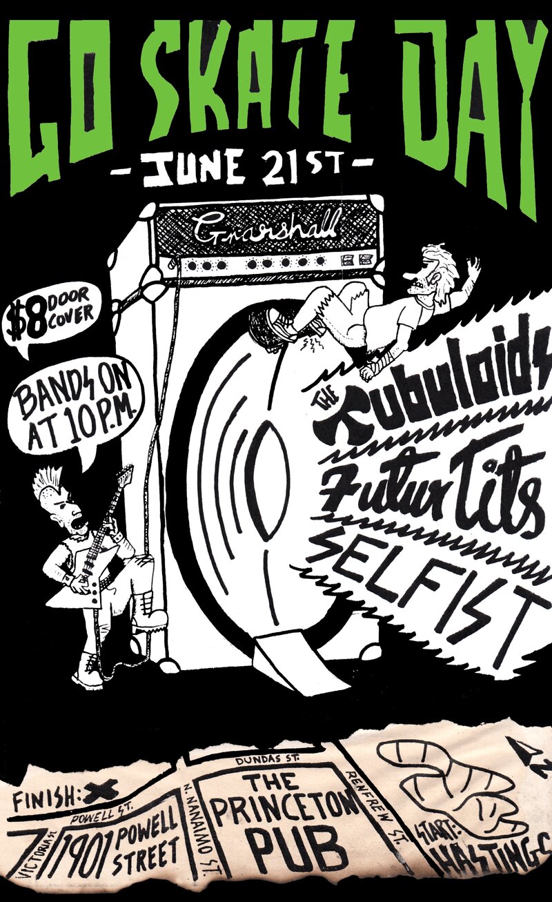 GO SKATE DAY AFTER PARTY!: The Tubuloids,  FUTUR TITS, Selfist @ Princeton Pub Jun 21 2013 - Jun 7th @ Princeton Pub