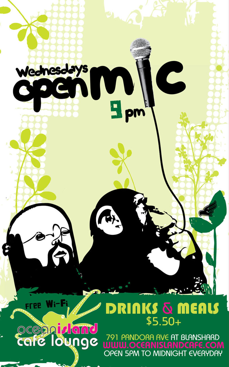 Ocean Island Open Mic: Open Mic @ Ocean Island Lounge Nov 21 2012 - Jun 5th @ Ocean Island Lounge