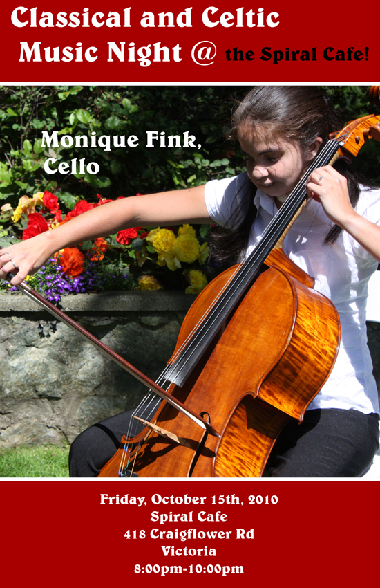 Monique Fink @ Spiral Cafe Oct 15 2010 - May 5th @ Spiral Cafe