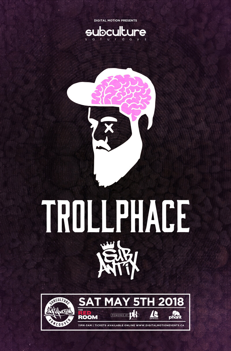 Trollphace , SubAntix @ The Red Room May 5 2018 - Jun 19th @ The Red Room