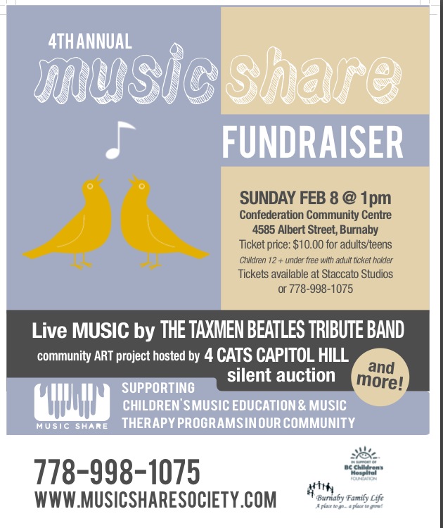 Taxmen Beatles Tribute @ Confederation Community Centre Feb 8 2015 - May 9th @ Confederation Community Centre