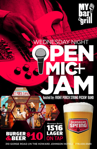 Open Jam @ My Bar and Grill Apr 3 2013 - May 6th @ My Bar and Grill