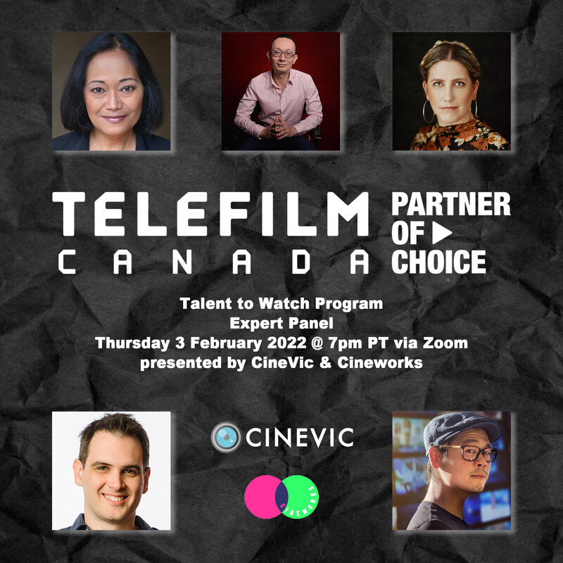 Telefilm Talent to Watch Program - Expert Panel - May 1st @ Online