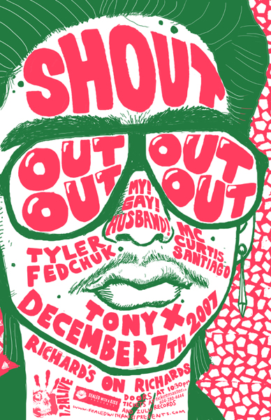 Shout Out Out Out Out, My! Gay! Husband!, Tyler Fedchuk, Tony X, and MC Curtis Santiago @ Richard's On Richards Dec 31 1969 - May 7th @ Richard's On Richards
