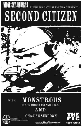 Second Ctizen, Monsterous, Chasing Sundown @ The Pic Pub Jan 5 2005 - Jun 14th @ The Pic Pub