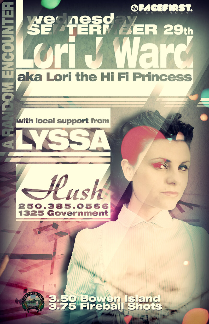 Techno, House, Electro: Lori J Ward, Lyssa @ Hush Sep 29 2010 - May 12th @ Hush