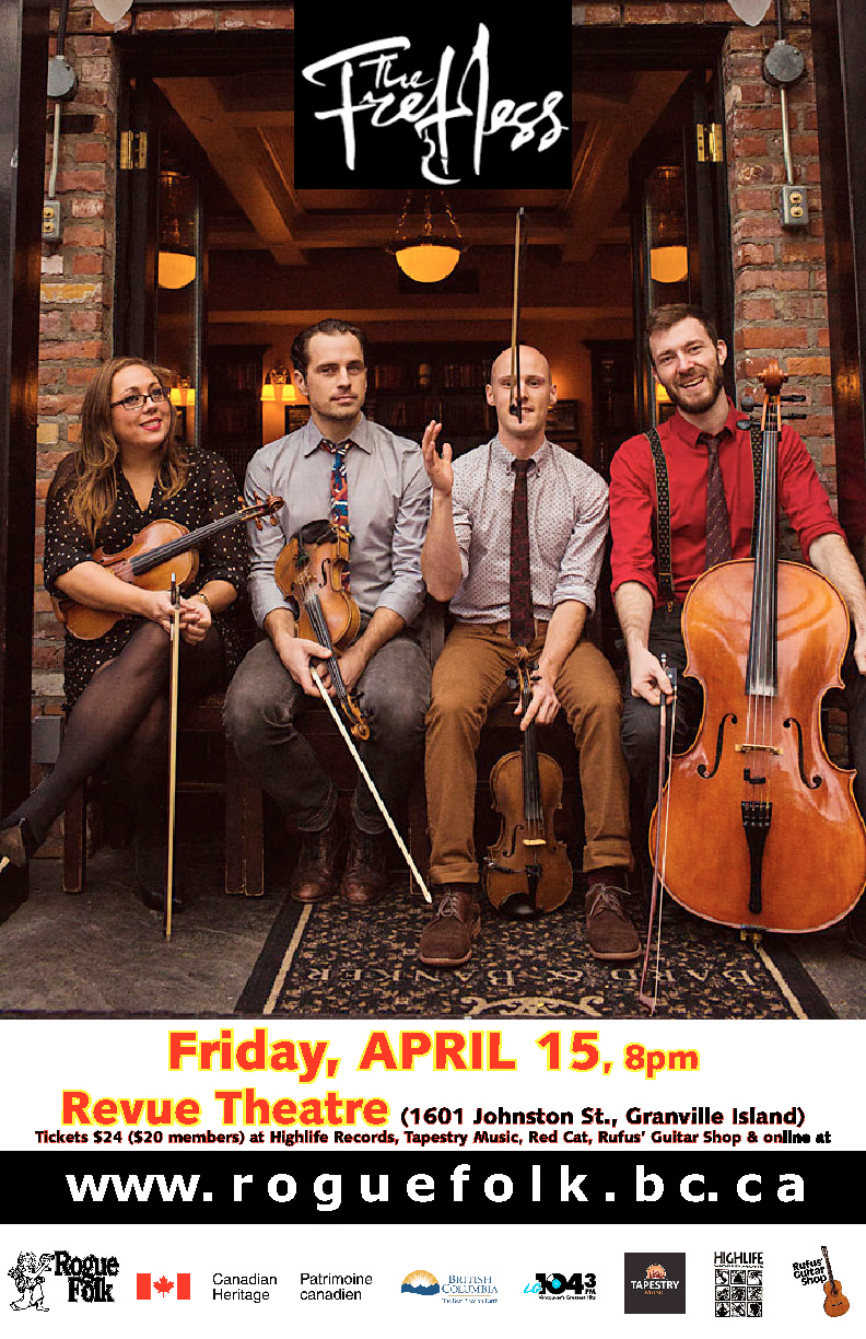The Fretless @ The Revue Stage on Granville Island Apr 15 2016 - May 7th @ The Revue Stage on Granville Island