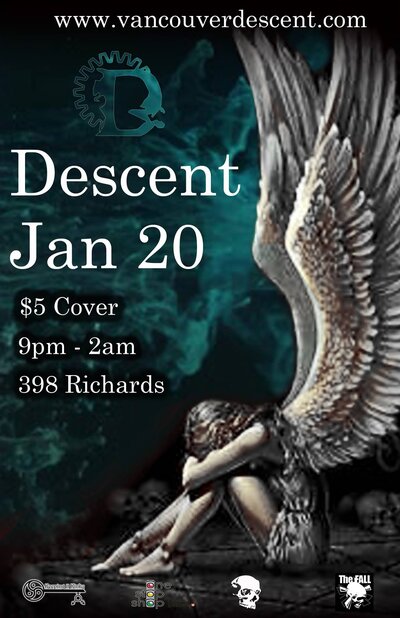 Descent Gothic January @ The Red Room Jan 20 2019 - Jun 14th @ The Red Room