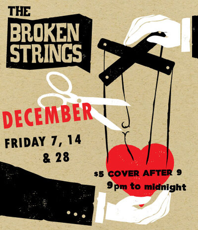 The Broken Strings @ Canoe Brewpub Dec 14 2012 - Jun 6th @ Canoe Brewpub