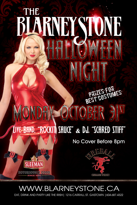 Halloween Night at the Blarney Stone @ Blarney Stone Oct 31 2011 - May 8th @ Blarney Stone