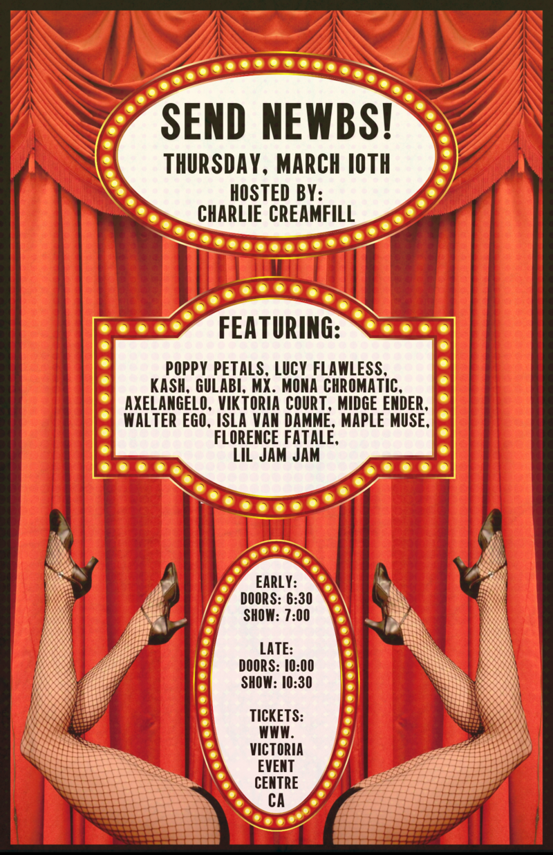 [EARLY SHOW] SEND NEWBS! - May 20th @ Victoria Event Centre