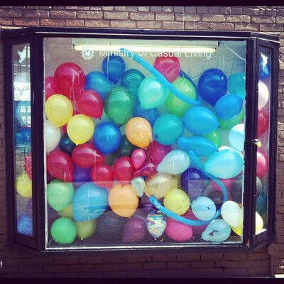 Aubrey Burke & Nicholas Robins : Balloon Installation @  Jul 27 2012 - Jul 9th @ 