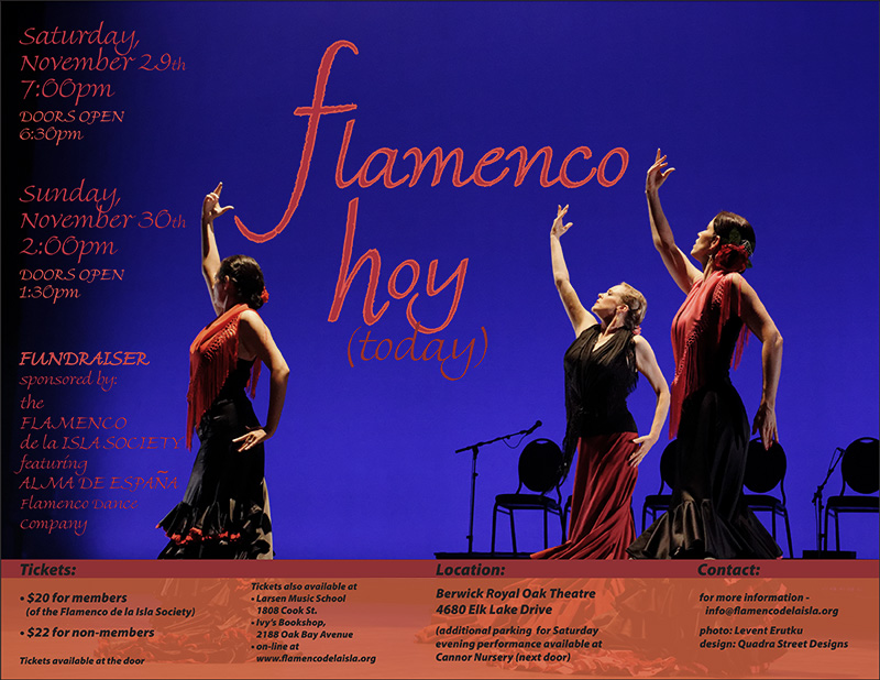 FLAMENCO HOY @ Berwick Royal Oak Theatre Nov 30 2014 - Jun 5th @ Berwick Royal Oak Theatre