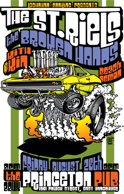 The St Riels, The Broken Hands, Kith & Kin @ Princeton Pub Aug 26 2011 - May 1st @ Princeton Pub