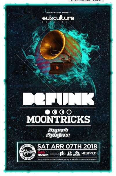 Defunk, Moontricks @ The Red Room Apr 7 2018 - Jun 4th @ The Red Room