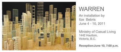 Ilze Bebris : Warren @  Jun 4 2011 - Jun 14th @ 
