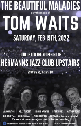 Sat. Feb 19th 2022 - : Aaron Watson, Kelly Fawcett, Brooke Maxwell, Pe... - Jun 8th @ Hermann's Upstairs