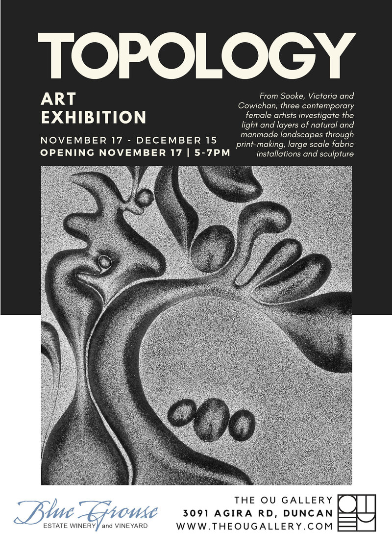 Art Exhibition: Topology: Janine Duns, Marina DiMaio, Roxanne Martin @ The Ou Gallery Nov 17 2018 - Jun 7th @ The Ou Gallery
