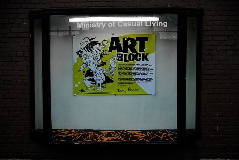 Kenny Poppins : ART BLOCK @ Ministry of Casual Living Sep 27 2013 - Jul 11th @ Ministry of Casual Living