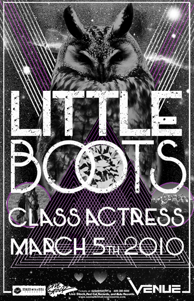 Little Boots, Class Actress @ Venue Dec 31 1969 - May 1st @ Venue