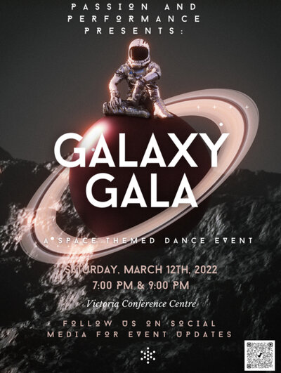 Passion and Performance Presents Galaxy Gala: A Space Themed Dance Event - May 12th @ Victoria Conference Centre Theatre