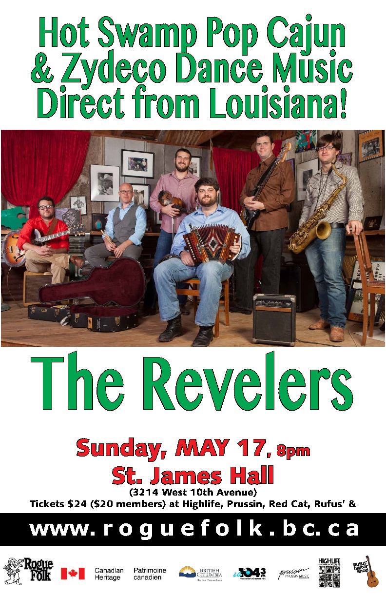 The Revelers @ St. James Community Hall May 17 2015 - Jul 11th @ St. James Community Hall