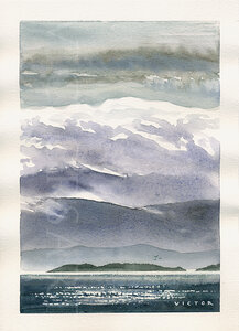 Strait of Juan De Fuca by 
Victor E. Crapnell