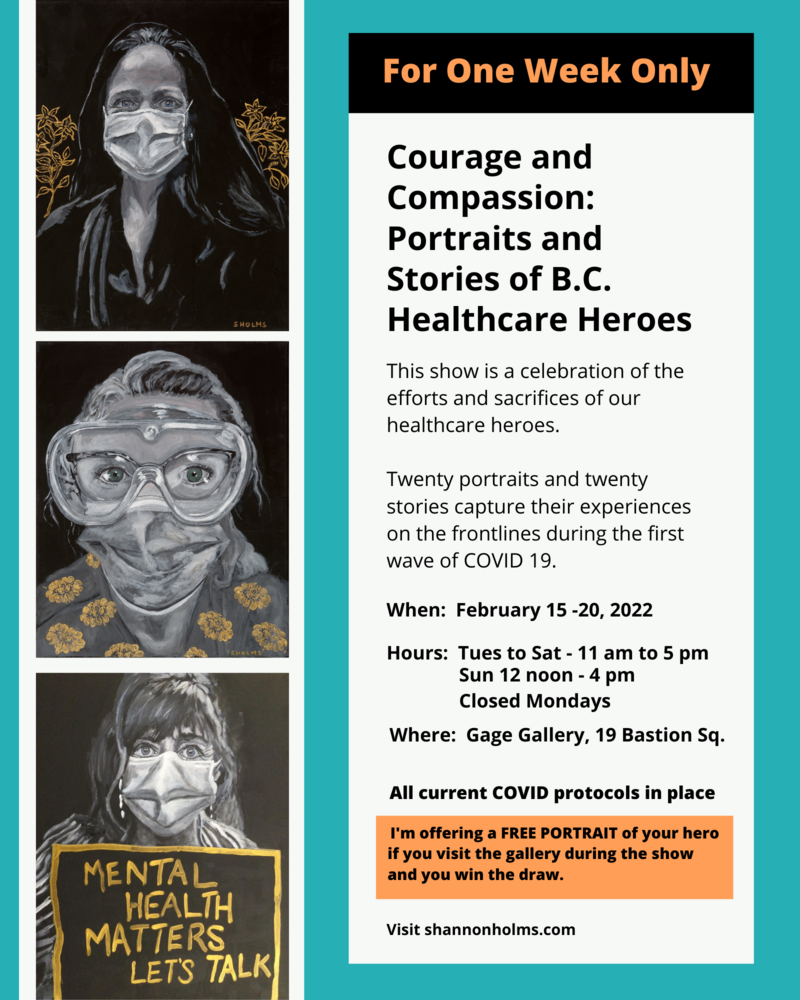 Shannon Holms Artist Talk - May 1st @ Gage Gallery Arts Collective