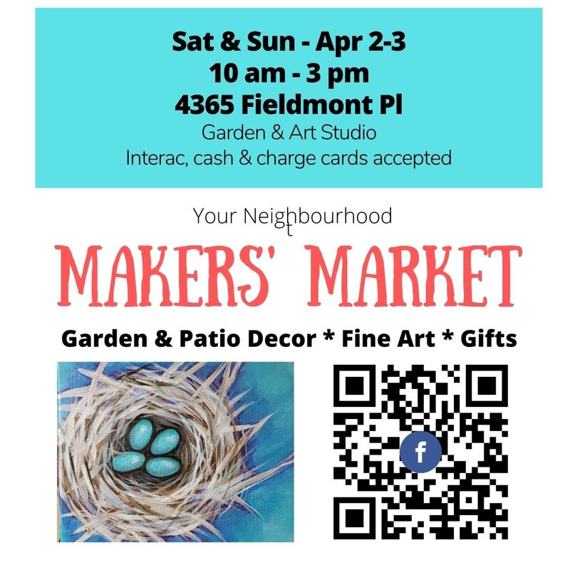 Springtime Makers' Market - Jun 19th @ Garden and Art Studio