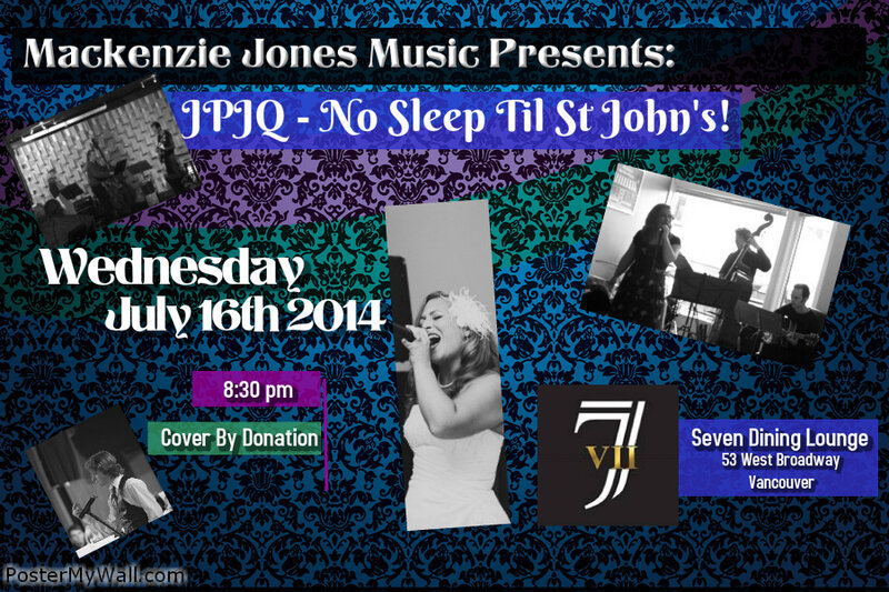 Julia Pinckney Jones Quartet @ Seven Dining Lounge Jul 16 2014 - Jun 16th @ Seven Dining Lounge