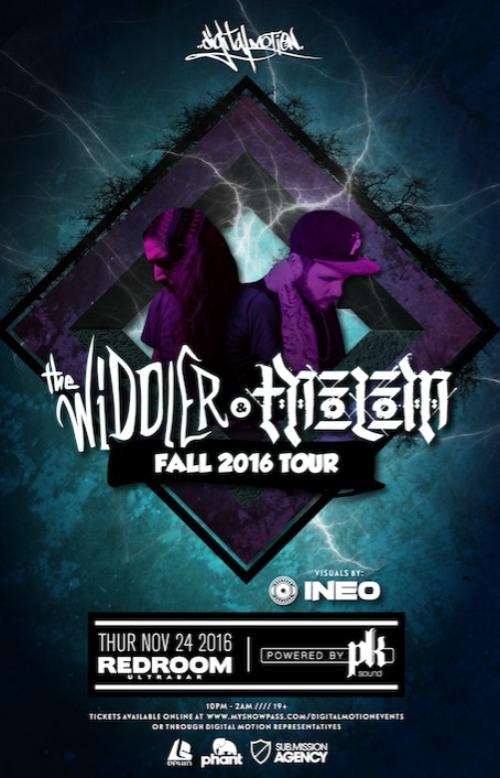 The Widdler & Thelem  (Fall Tour 2016) @ The Red Room Nov 24 2016 - Jun 26th @ The Red Room