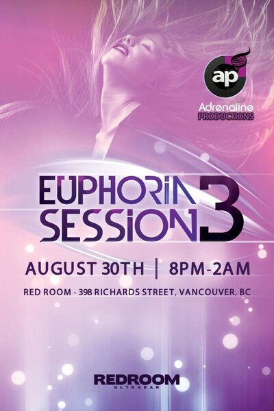 Euphoria Summer Session 3:: All Age Club Series @ The Red Room Aug 30 2012 - Jun 13th @ The Red Room