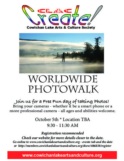 Worldwide Photowalk @ TBA - Lake Cowichan area - Oct 05, 2019