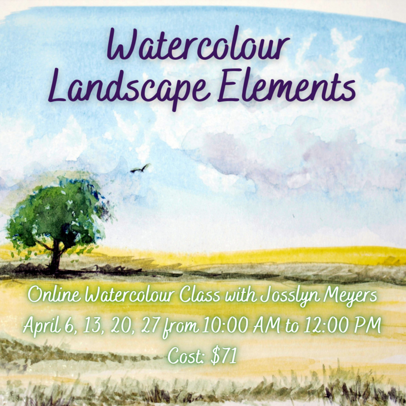 Watercolour Landscape Elements @ On Zoom Apr 13 2021 - Jun 8th @ On Zoom